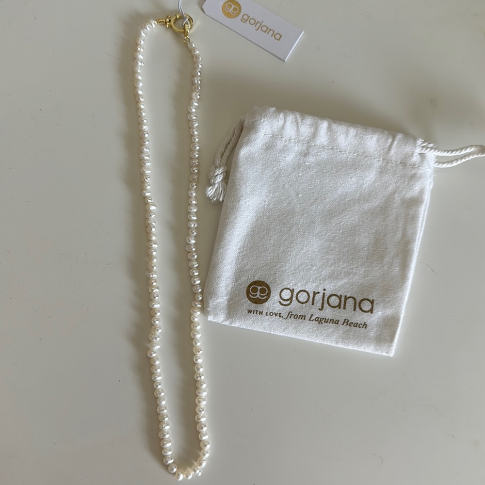 Brand New Gorjana Parker Pearl Necklace